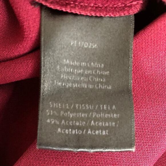 Rachel Zoe Monner Dress Bell Sleeve Cascading Ruffle Sheath Mini Purple Size 0 - Picture 7 of 9